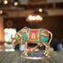 Brass Cow With Calf Stone Statue 8.44Kg